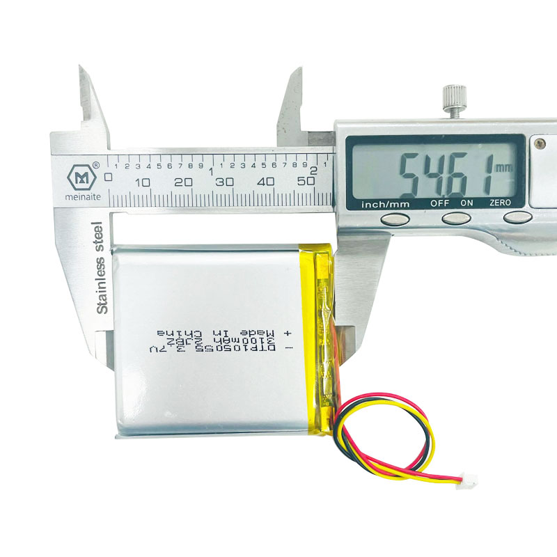 Custom 3.7 Volt 3100mAh Rechargeable Lipo Pouch Battery Lithium Ion Polymer Battery Manufacturers