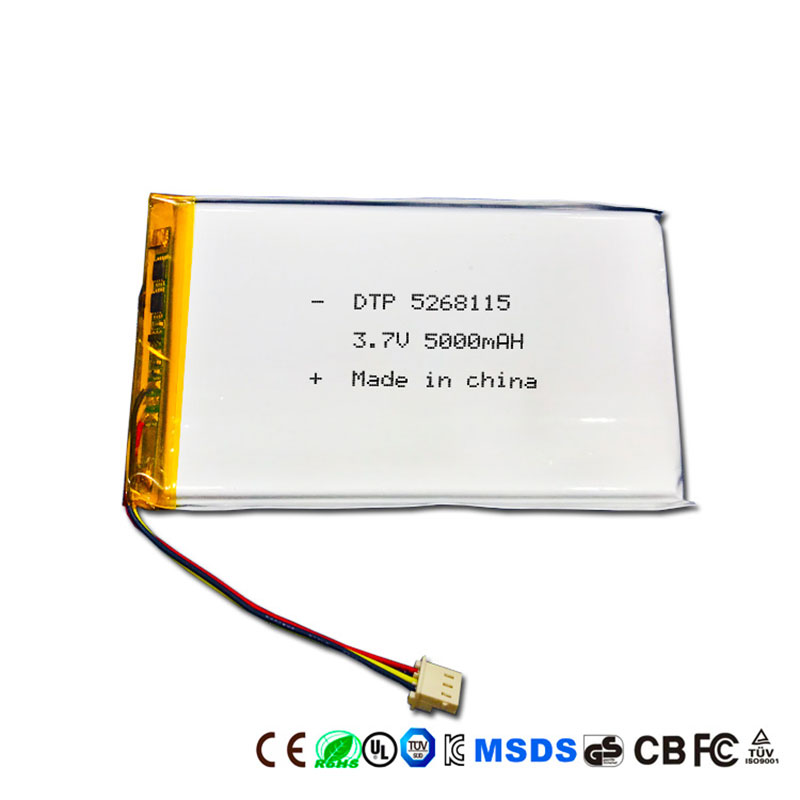 3.7 Volt 5000mAh Rechargeable Lipo Pouch Battery Custom Lithium Ion Polymer Battery Manufacturers
