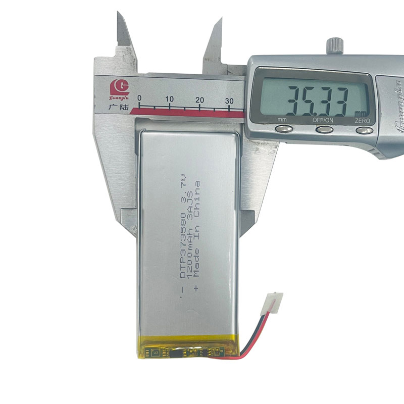 3.7 Volt 1200mAh Rechargeable Lipo Pouch Battery Custom Lithium Ion Polymer Battery Factory