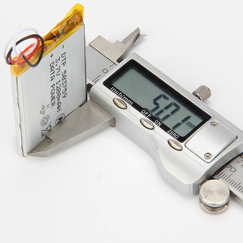 3.7V 1200mAh Rechargeable Polymer Battery Custom Lipo Lithium Ion Pouch Battery Makers