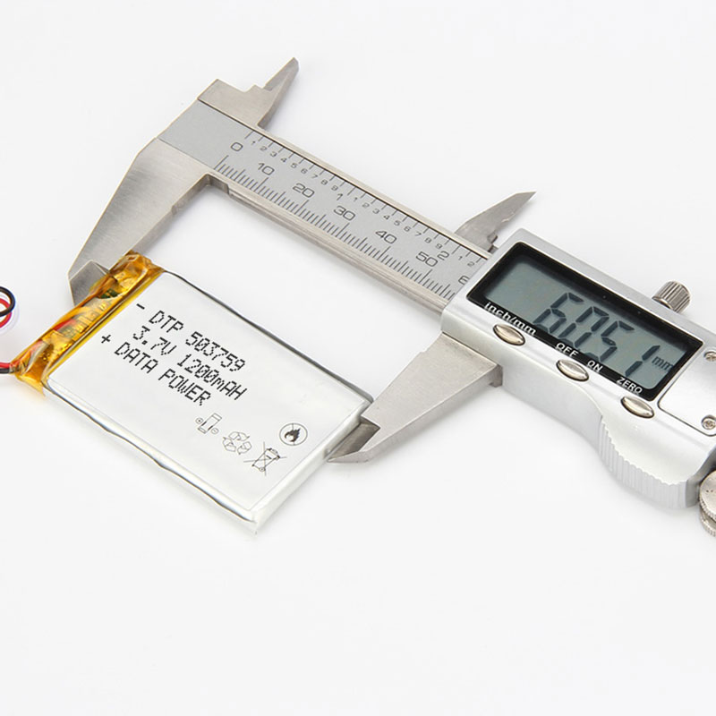 3.7V 1200mAh Rechargeable Polymer Battery Custom Lipo Lithium Ion Pouch Battery Makers