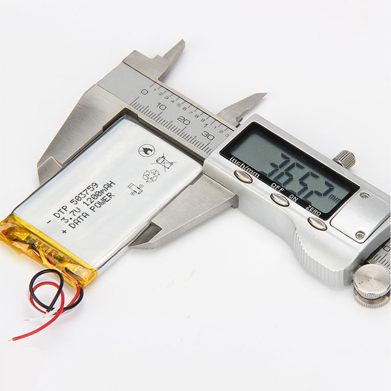 3.7V 1200mAh Rechargeable Polymer Battery Custom Lipo Lithium Ion Pouch Battery Makers