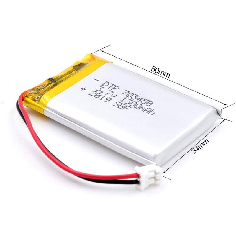 3.7V 1300mAh Rechargeable Polymer Battery Custom Lipo Lithium Ion Pouch Battery Suppliers China