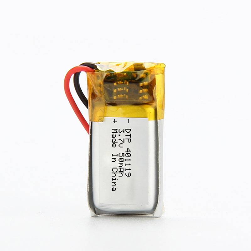 3.7V 50mAh Rechargeable Polymer Battery Custom Lipo Lithium Ion Pouch Battery Suppliers China