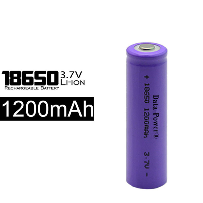 18650 1200mAh Li Ion Battery Cell Rechargeable Cylindrical Lithium Ion Battery