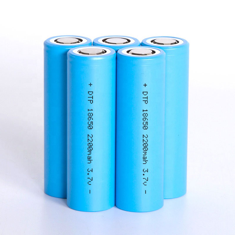 18650 2200mAh Li Ion Battery Cell Rechargeable Cylindrical Lithium Ion Battery