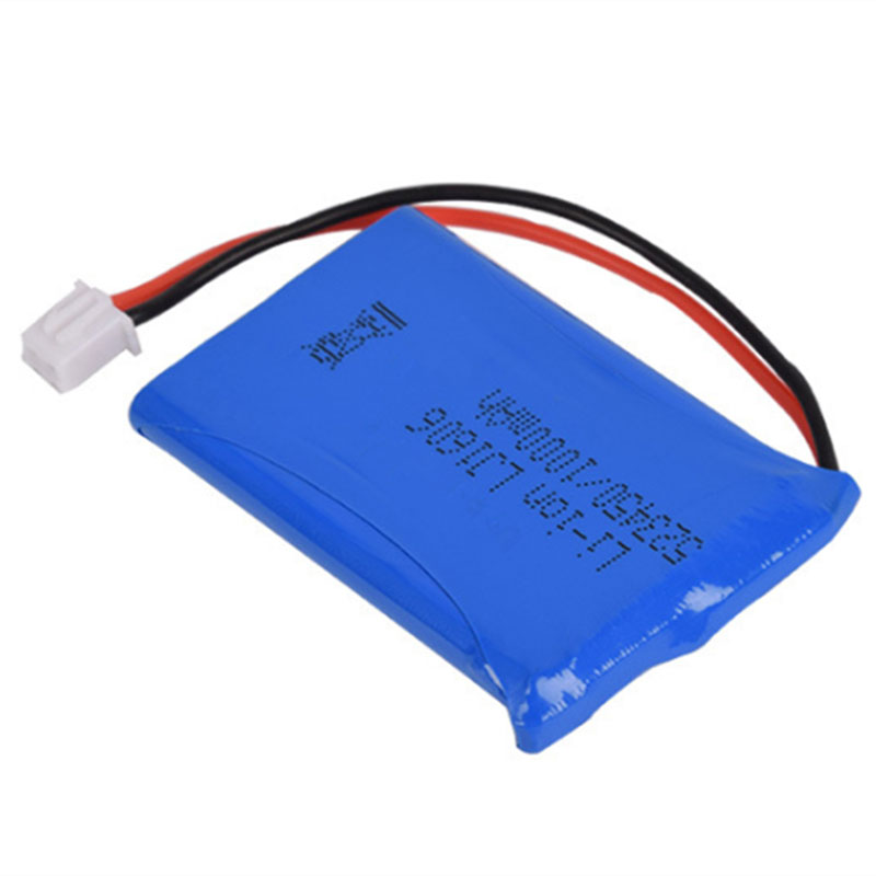 7.4 Volt 1000mAh Lipo Batteries Packs 7.4 v Rechargeable Lithium Polymer Battery Pack