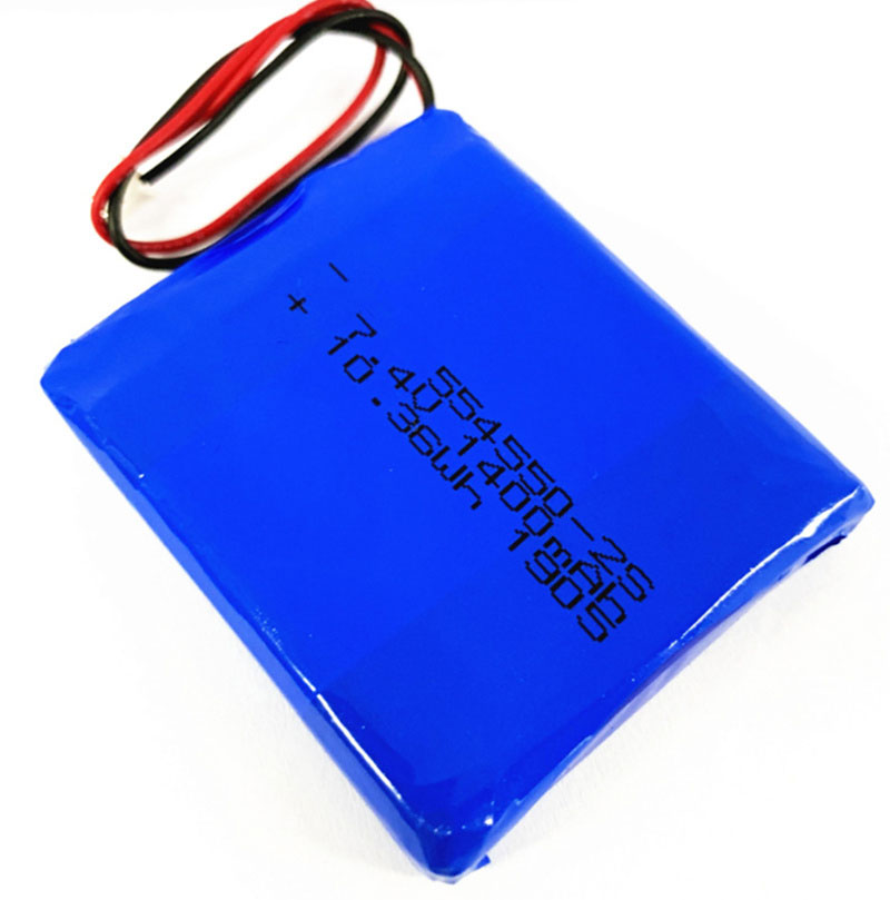 7.4 Volt 1400mAh Lipo Batteries Packs 7.4 v Rechargeable Lithium Polymer Battery Pack
