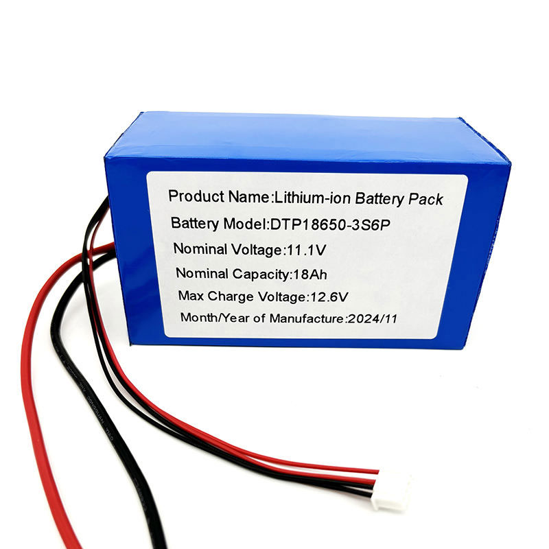 11.1 Volt 18650 18Ah Li Ion Batteries Packs 11.1 v Rechargeable Lithium Ion Battery Pack