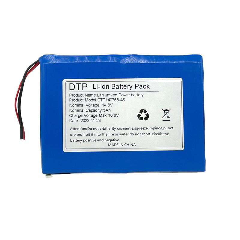 14.8 Volt 5000mAh Lipo Batteries Packs 14.8 v 4s1p Rechargeable Lithium Polymer Battery Pack