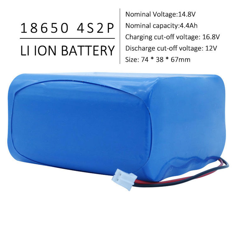 14.8 Volt 18650 4S2P 4400mAh Li Ion Batteries Packs 14.8 v Rechargeable Lithium Ion Battery Pack